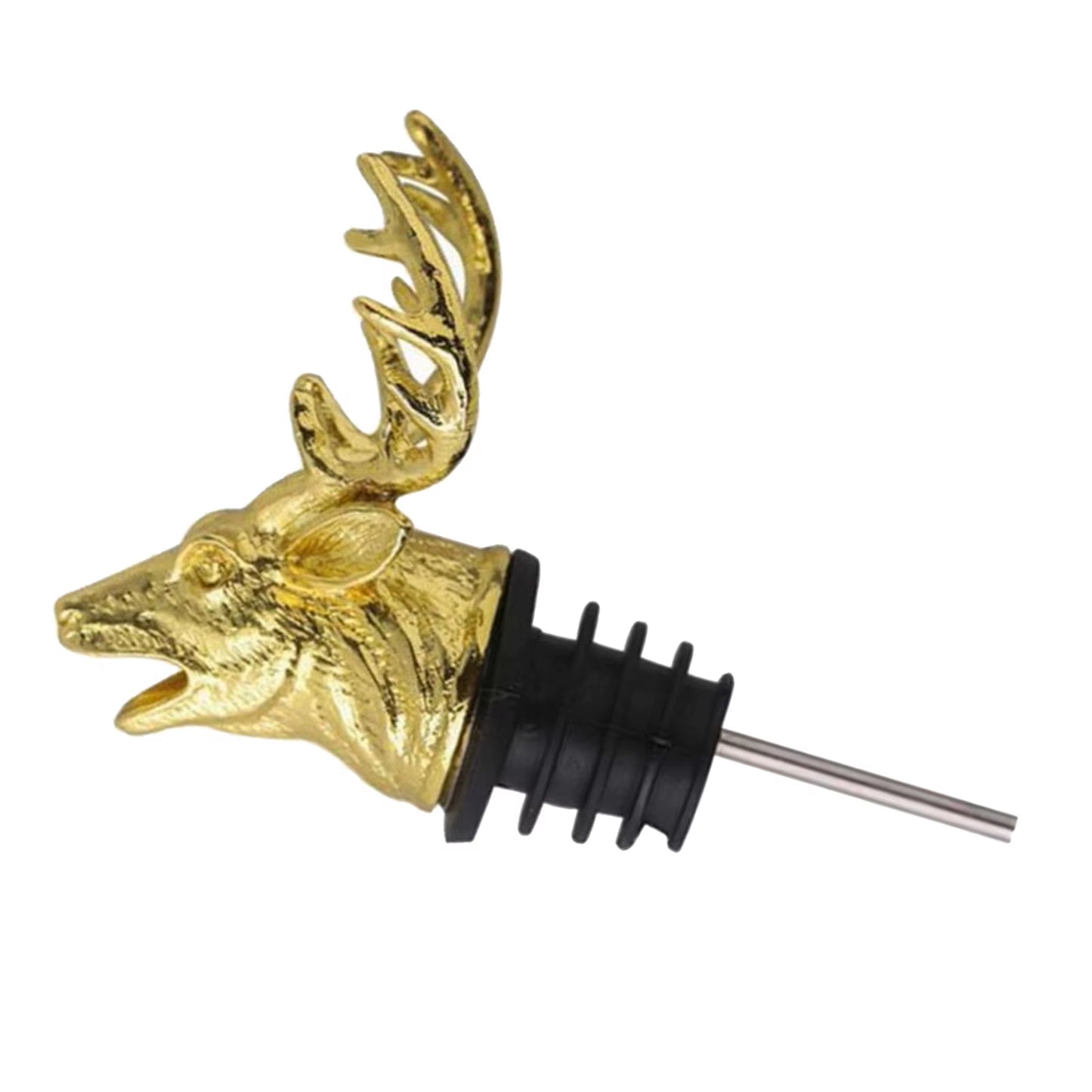 Zinc Alloy Wine Aerators Pourer Wine Stopper Bottle Pourer Home Kitchen Accs Lion Elephant Antelope Rhinoceros Deer