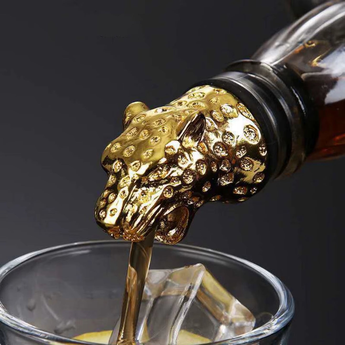 Zinc Alloy Wine Aerators Pourer Wine Stopper Bottle Pourer Home Kitchen Accs Lion Elephant Antelope Rhinoceros Deer