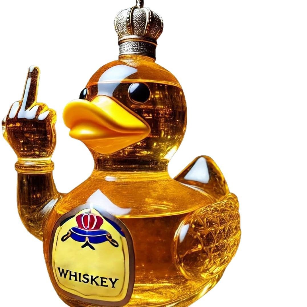 Whiskey Glass Duck Bottle Storage Wine Bottle