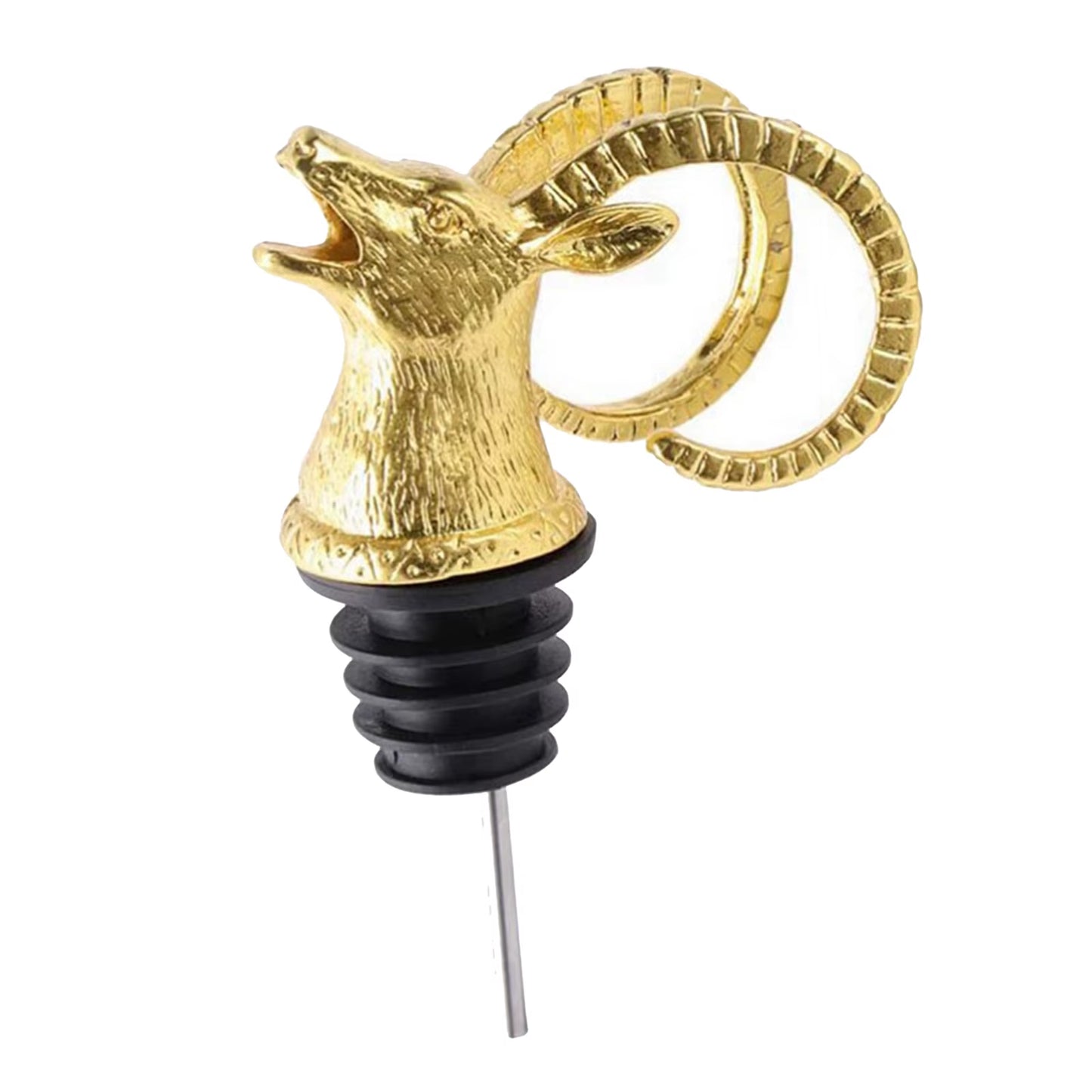 Zinc Alloy Wine Aerators Pourer Wine Stopper Bottle Pourer Home Kitchen Accs Lion Elephant Antelope Rhinoceros Deer