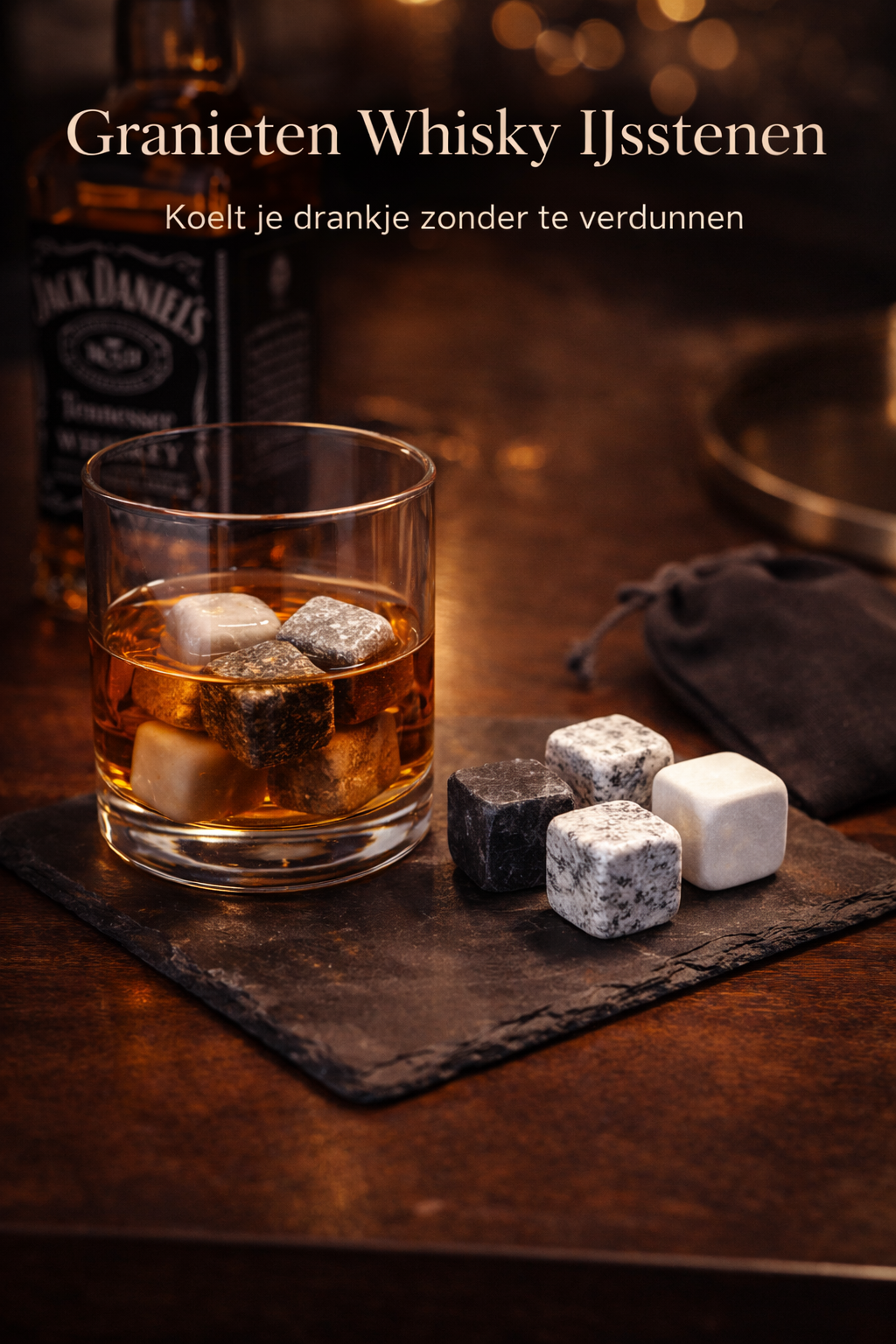 Whisky ijsstenen - natuursteen