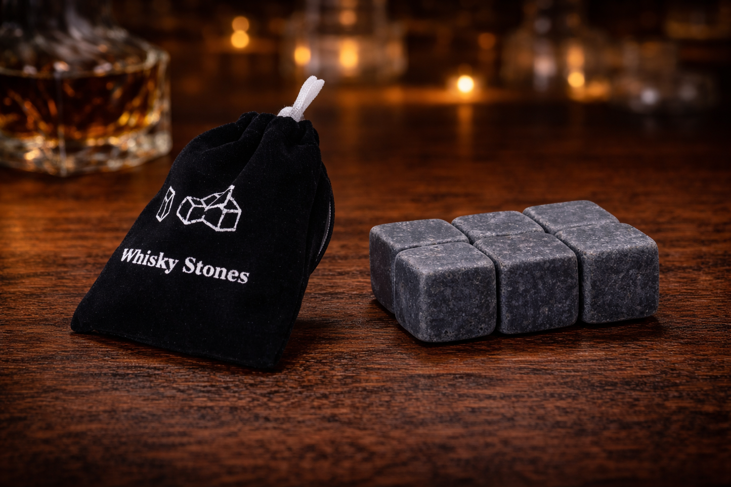 Whisky ijsstenen - natuursteen