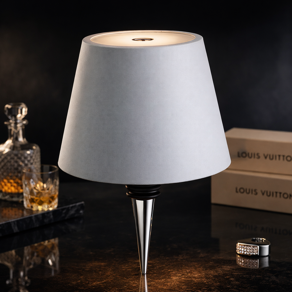 Draadloze flessenlamp - toch control 3 kleuren