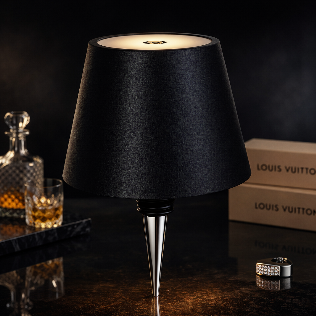 Draadloze flessenlamp - toch control 3 kleuren